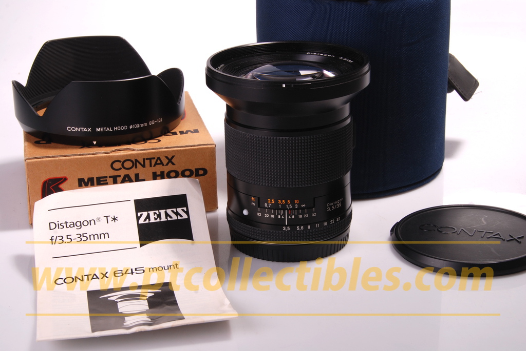 CONTAX 645: 35/3.5 DISTAGON + GB-101